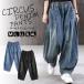 |P15 times | circus Denim pants lady's large size waist rubber wide jeans pants piece .. easy comfort Roo z Silhouette 4L 3L LL spring immediate payment 