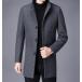DCKMANY# пальто мужской длинный жакет Пальто Честерфилд бизнес шерсть .. воротник с хлопком inserting толстый защищающий от холода одноцветный джентльмен большой размер очень популярный 
