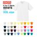 XXL[ белый ]6.2 унция premium футболка UnitedAthle united a потертость белый white короткий рукав тяжелый to одноцветный мужской женщина двоякое применение большой размер большой 5942-01