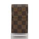 [ б/у ] Louis Vuitton Damier ete.i сигарета сигареты кейс Brown A разряд lv4405gg