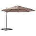  восток . сад зонт Brown зонт примерно ширина 345× глубина 410× высота 260cm Brown aluminium сборка товар балкон дерево панель веранда RKC-729BR