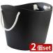 2 шт set Hachiman .. Hachiman bar ko roll мульти- корзина черный | место хранения стирка корзина мульти- корзина корзина стирка предмет inserting мусорная корзина bar ko roll корзина ведро день 