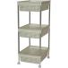  flat мир flat мир корзина Wagon 3 уровень IV | корзина Wagon корзина Wagon 3 уровень flat мир промышленность 3 уровень Wagon слоновая кость с роликами . кухня место хранения держатель sanitali