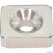 #TRUSCO Neo Jim квадратная форма магнит тарелка винт дыра есть 12mm×10mm×4mm M3 1 штук T12K04M3(1156956)