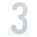 #TRUSCO разрезной знак 50mm белый 3 CS50W3(2564538)