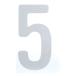 #TRUSCO разрезной знак 50mm белый 5 CS50W5(2564545)