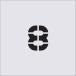 #IM stencil 8 знак размер 50×40mm AST32(4341279)