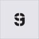 #IM stencil 9 знак размер 50×40mm AST33(4341287)