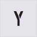 #IM stencil Y знак размер 100×65mm AST41(4341317)