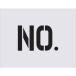 #IM stencil NO. знак размер 150×95mm AST8(4341619)