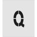 #IM stencil Q знак размер 150×95mm ASTQ15095(8186132)