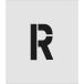 #IM stencil R знак размер 150×95mm ASTR15095(8186133)