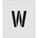 #IM stencil W знак размер 150×95mm ASTW15095(8186140)
