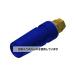 HirschmannTestMeasurement  4mm gold plate panel socket 32A blue 972357702 1