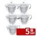 �y5�Z�b�g�zAKEBONO(���Y��) �N���A�e�B�[�|�b�g (L) 480ml �N���A TW-3717 480ml 108�~150�~H125  �J�t�F/�T�[�r�X�p�i/�g���[ No.0256441