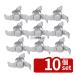 �y10�Z�b�g�z�X�e�����X �t���[�T�C�Y ���ł�d�؂� 130�~H80 �d�؂�  No.0494500