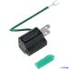��SANWA 3P��2P�ϊ��A�_�v�^(�u���b�N) TAPAD1BKN(2031806)