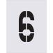 #IM stencil 6 знак размер 250×125mm AST84(4341660)