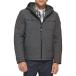 Levi's Men's Soft Shell Hooded Storm Trucker Jacket, Graphite/Quilted Lining, Small