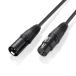  microphone cable XLR cable Canon cable Mike extension male - female XLR balance connection Mike recording for Pro recording condenser Mike,A