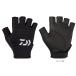  Daiwa . water speed . glove 5ps.@ cut DG-6524 black M size / gloves wear daiwa fishing gear mail service possible 