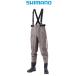  Shimano гипер- забродный полукомбинезон талия высокий * cut фетр подошва FF-051T затонированный серый 3L / shimano / рыболовная снасть 