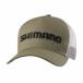  Shimano стандартный сетчатая кепка хаки CA-061Y ( рыбалка колпак шляпа рыбалка )