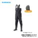  Shimano гипер- забродный полукомбинезон ( грудь H cut булавка FS) черный FF-055T LL