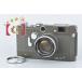 【中古】Canon キヤノン  VT Deluxe オリーブ + 50mm f/1.8 L39 ライカスクリューマウント 巻き上げ改造品