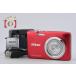 [ б/у ]Nikon Nikon COOLPIX A100 красный компактный цифровой фотоаппарат 