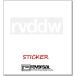 С reversal rvddw CUTTING STEECA(STICKER) rvbs048-WHITE ƥå  åƥ