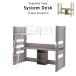  спальная система ребенок взрослый письменный стол кровать-чердак высокий одиночный модный место хранения из дерева лестница имеется компактный раздел bed внизу стол имеется железный steel место хранения 