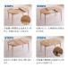 �_�C�j���O�e�[�u�� �P�i �L���� �ۃe�[�u�� 100cm 140cm �؋r 4�{�r �J�t�F�� �k�� ������� �V���v�� 4�l�|�� 4�l�p �֘A�摜3