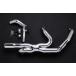 17~ touring M8 Vance&amp;hines Vance & высокий nz энергия двойной заголовок хром muffler выхлопная труба *