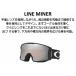 OAKLEY�y25/26�ELINE MINER L�FMATTE BLACK / PRIZM CLEAR�zOO7070-88�@70708801 �I�[�N���[ �S�[�O�� �֘A�摜4
