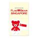 FLAG BEAR STICKER<SINGAPORE> национальный флаг стикер большой (L) Singapore moon графика FLAGS