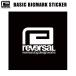 reversal/li балка обезьяна li балка обезьяна наклейка-логотип /BASIC BIGMARK STICKER rvbs057
