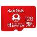 128GB microSDXC карта for Nintendo Switch микро SD SanDisk SanDisk UHS-I R:100MB/s W:90MB/s за границей li tail SDSQXAO-128G-GN3ZN *me