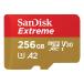 256GB microSDXCJ[h }CNSD SanDisk TfBXN Extreme UHS-I U3 V30 A2 R:190MB/s W:130MB/s COe[ SDSQXAV-256G-GN6MN 