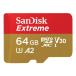 64GB microSDXC card micro SD SanDisk SanDisk Extreme UHS-I U3 V30 A2 R:170MB/s W:80MB/s abroad li tail SDSQXAH-064G-GN6MN *me