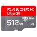  микро SD карта 512GB microSDXC SANDISK SanDisk Ultra GO Class10 UHS-I U1 V10 A1 R:190MB/s за границей li tail SDSQUGN-512G-GN6MN *me