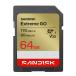 SD карта 64GB SDXC SANDISK SanDisk Extreme GO CLASS10 UHS-I U3 V30 R:170MB/s W:80MB/s за границей li tail SDSDXGN-064G-GNCIN *me