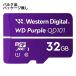 microSDHC карта высокая прочность 32GB WD Purple QD101 Western Digital Western цифровой Class10 UHS-1 продолжение видеозапись камера системы безопасности do RaRe ko для Bulk WDD032G1P1C *me