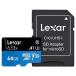 ޥSD 64GB microSDXC Lexar 쥭 Class10 UHS-1 U3 V30 A1 R:95MB/s W:45MB/s SDץ ơ LSDMI64GBB633A 