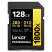 SD карта 128GB UHS-II SDXC Lexarre kissa -Professional GOLD 1800x Class10 UHS-II U3 V60 R:280MB/s W:210MB/s за границей li tail LSD1800128G-RNNNC *me
