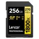 256GB SDXC карта SD карта Lexarre kissa -Professional GOLD 1800x Class10 UHS-II U3 V60 R:270MB/s W:180MB/s за границей li tail LSD1800256G-BNNNG *me
