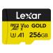  микро SD карта 256GB UHS-II microSDXC Lexarre kissa -Professional GOLD UHS-II U3 V60 R:280MB/s W:180MB/s за границей li tail LMSGOLD256G-BNNNG *me