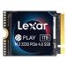 NVMe SSD M.2 2230 1TB встроенный Lexarre kissa -PLAY PCIe Gen4x4 R:5200MB/s W:4700MB/s ASUS ROG Ally/Steam Deck соответствует за границей li tail LNMPLAY001T-RNNNG *me