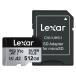  микро SD карта 512GB microSDXC Lexar Professional SILVER PLUS Class10 UHS-1 U3 V30 A2 R:205MB/s W:150MB/s за границей li tail LMSSIPL512G-BNANC *ko