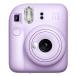  Cheki камера мгновенной печати instax mini 12 LILAC PURPLE Fuji Film scene . сопоставив простой * красивый . фотосъемка lilac лиловый INSMINI12PPL * дом 